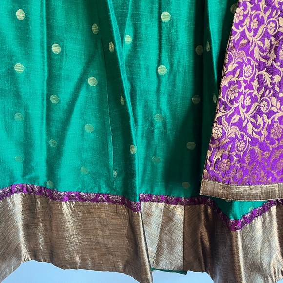 3 Piece Indian Ethnic Lengha Choli Set - Picture 3 of 4